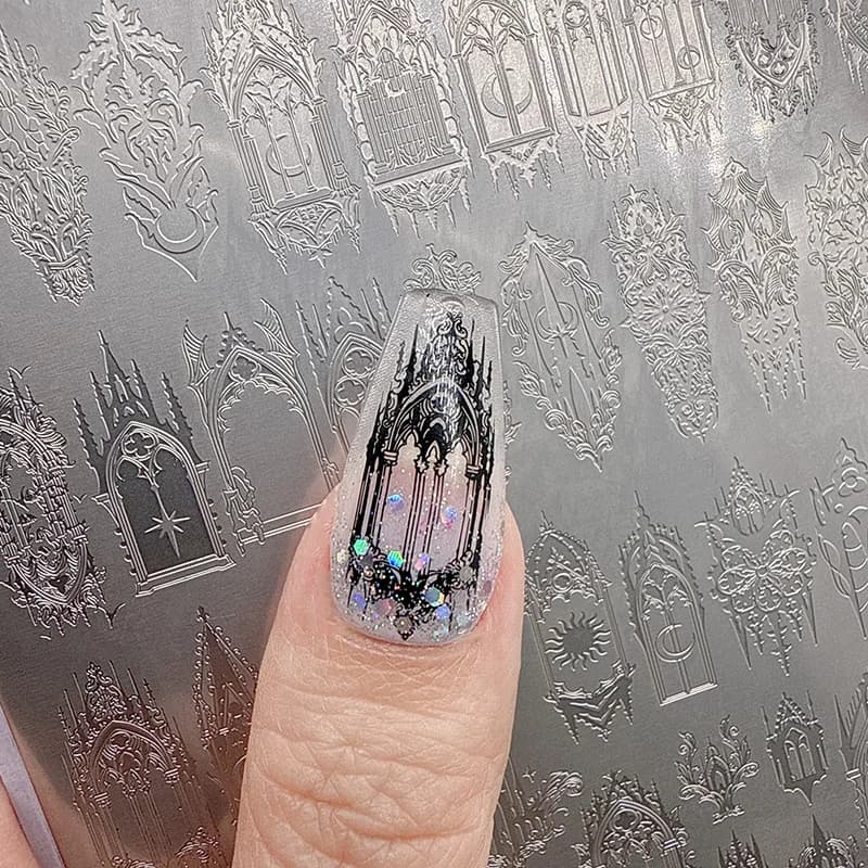 XMQ NAIL ART PLATES STAMPING PLATES D'IMAGE DE VENTES CAVÉES