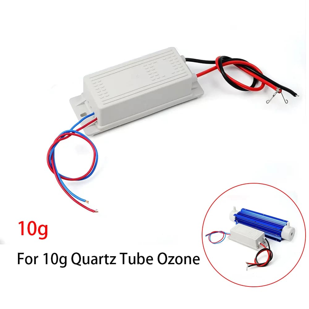 Générateur d'ozone 5g 10g 20g, alimentation électrique, pièce de générateur d'ozone, stérilisation d