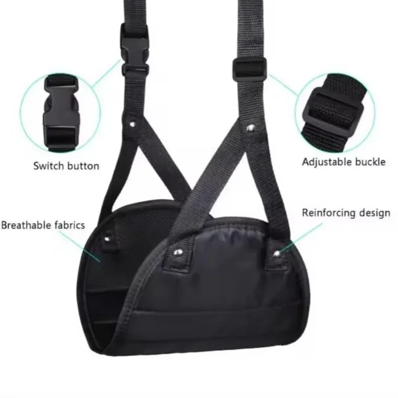 Hamac de jambe réglable Portable avec repose-pieds confortable pour le bureau d'avion et le soutien 