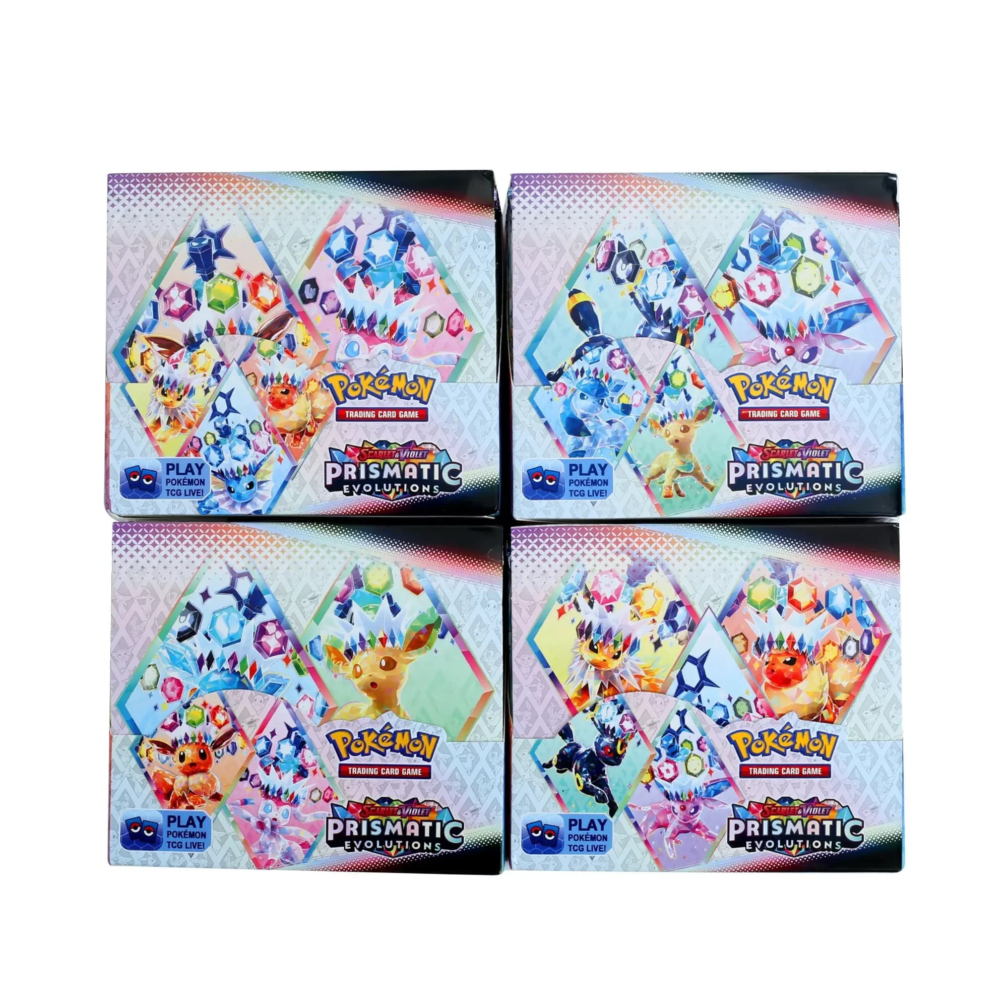 360 cartes Pokémon Prismatic Evolutions PHANTASMAL FLAMES Scarlet Violet 151 Black Bolt Booster Batt