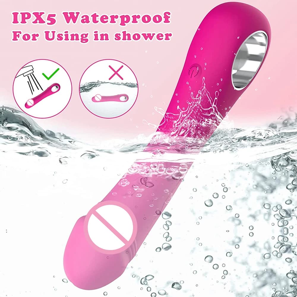Vibromasseur point G pour femme, masseur de vagin et de clitoris, stimulateur de clitoris, silicone 