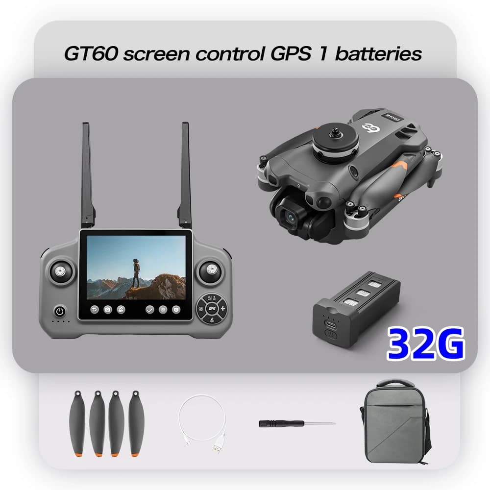 Drone 8K HD avec double caméra, WiFi, GPS, longue autonomie de vol, photographie aérienne, quadricop