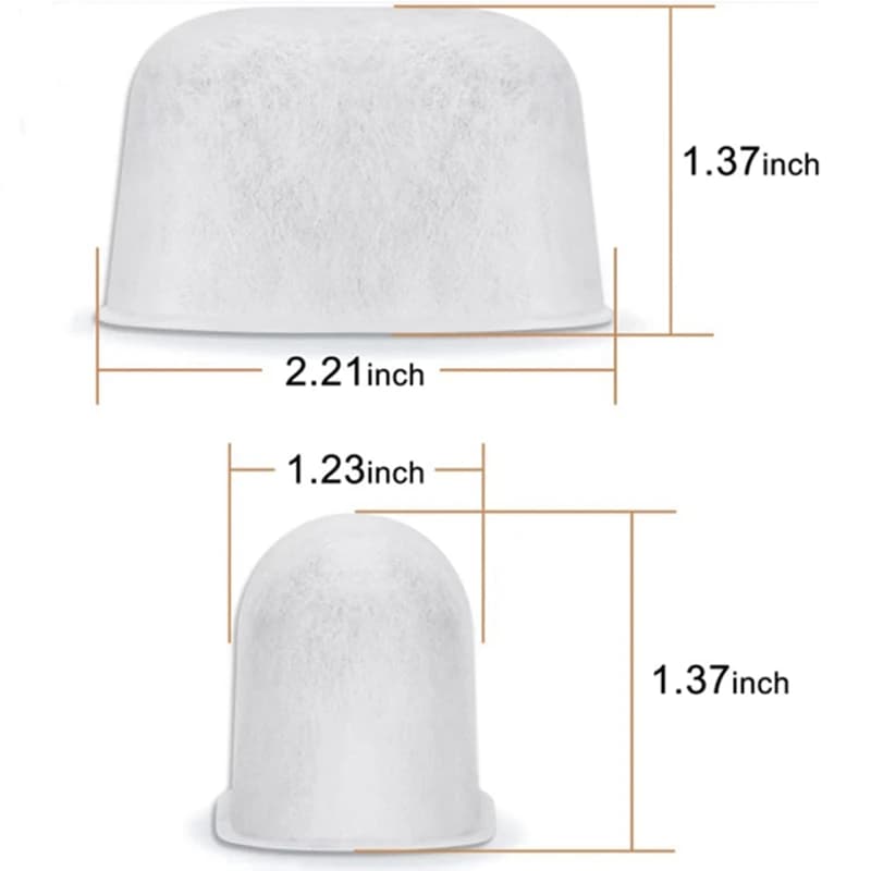 Kit d'accessoires pour filtre à eau pour machine à expresso Breville, livre de charbon de bois, comp
