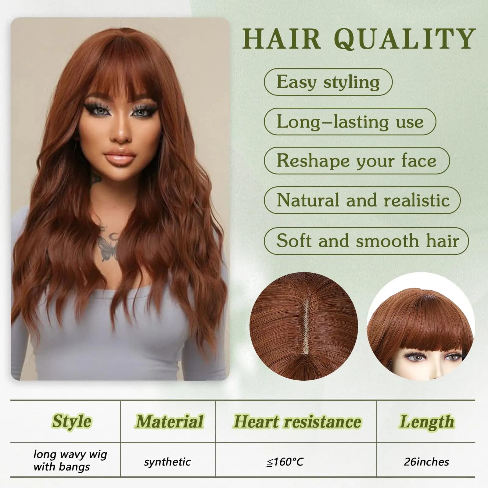 Grande perruque synthétique ondulée marron clair pour cosplay d'Halloween, cheveux festifs quotidien