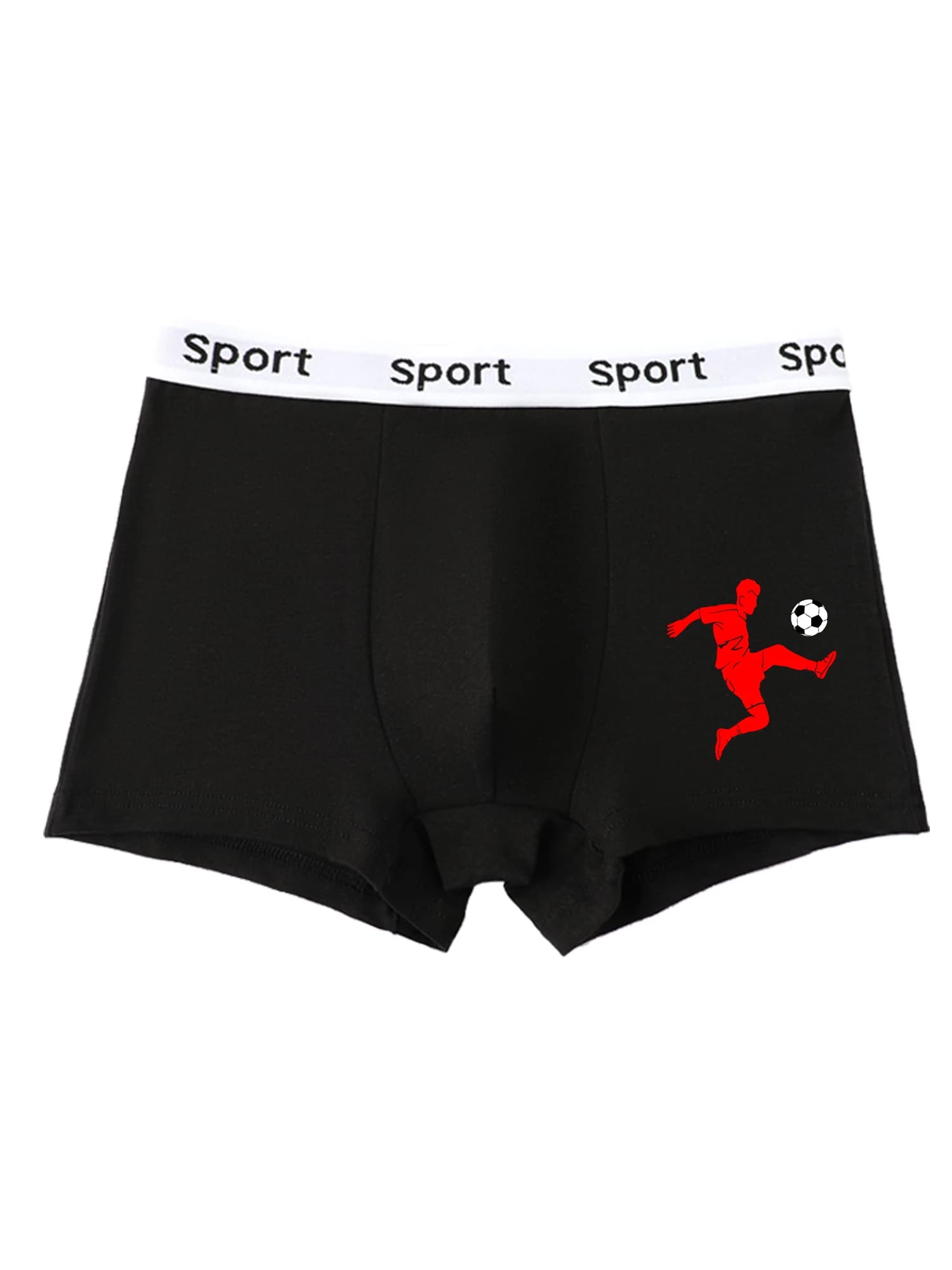 5 pièces mixtes garçons sous-vêtements 8-14 ans doux respirant couleur unie confortable joueur de fo