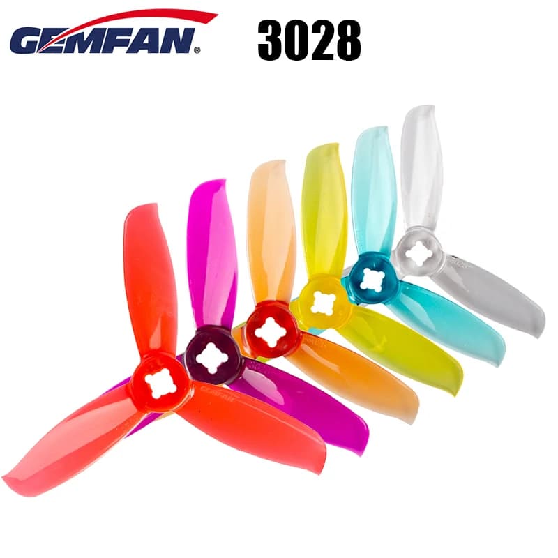 2 paires GEMFAN Windancer 3028 3 pouces 3 pales CW CCW PC hélice FPV hélice Mini accessoires pour Dr