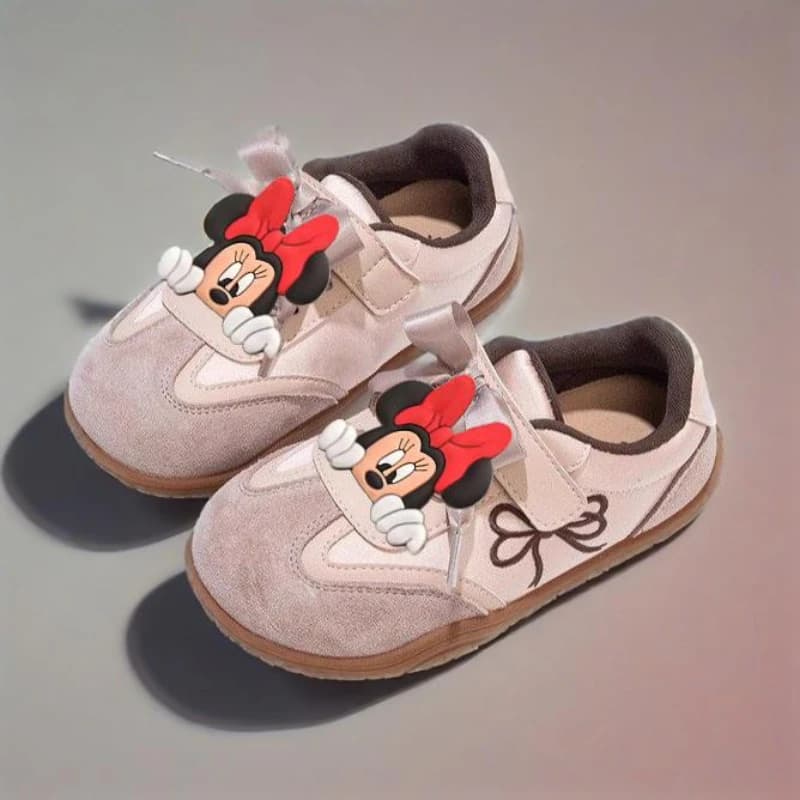 Nouveau Style filles chaussures décontractées mignon Minnie anti-dérapant enfants respirant chaussur