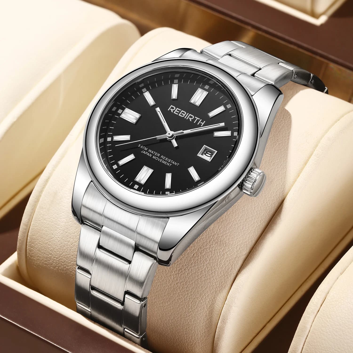 Montre à quartz généreuse, élégante, décontractée, polyvalente, adaptée à un usage quotidien
