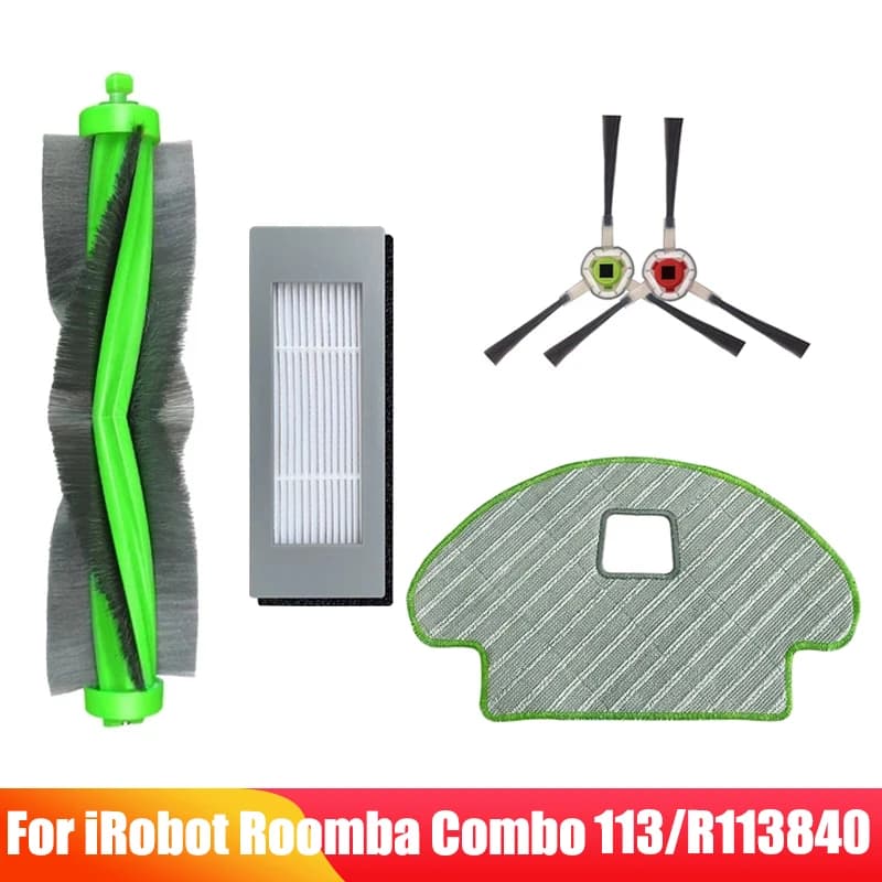 Pièces remplaçables de tissus de vadrouille de filtre Hepa de brosse latérale principale pour iRobot