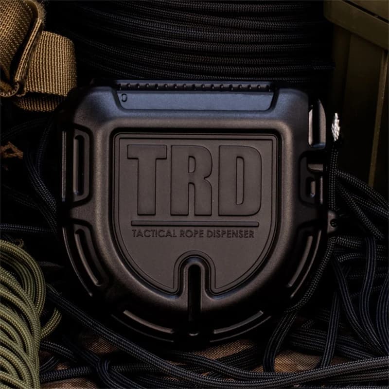 Distributeur de corde tactique pour l'extérieur, fil Trd, outil de coupe rapide, boîte de rangement 