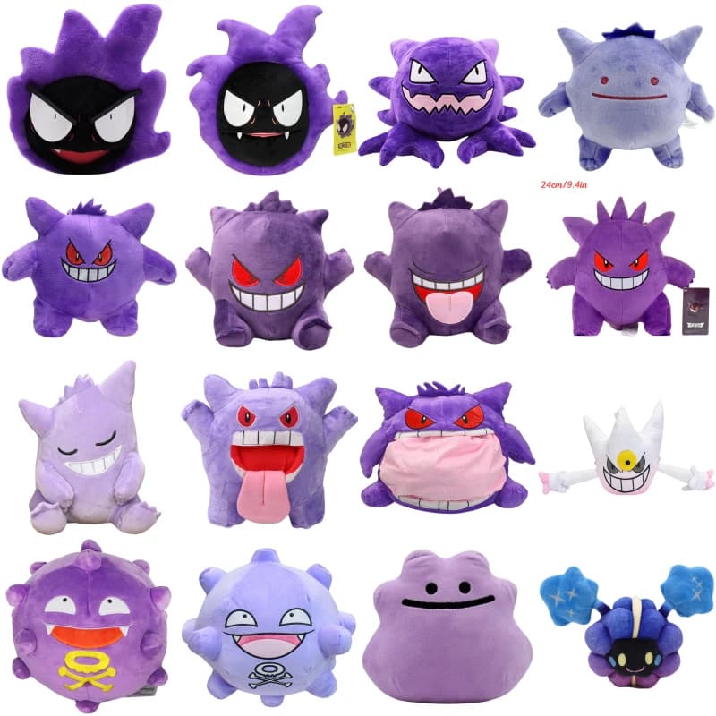 Kawaii Pokemon Gengar Gastly Haunter Ditto doux jouets en Peluche mignon Anime Cosmog Koffing Peluch
