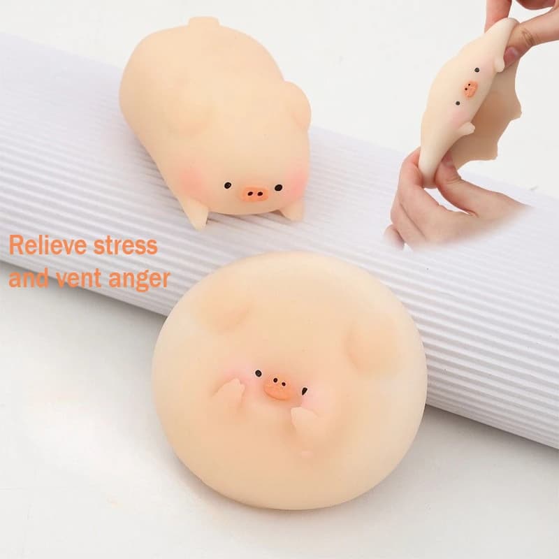 Jouets à presser petit cochon rose mignon, jouets anti-Stress et ventilation, jouets Fidget pour ani