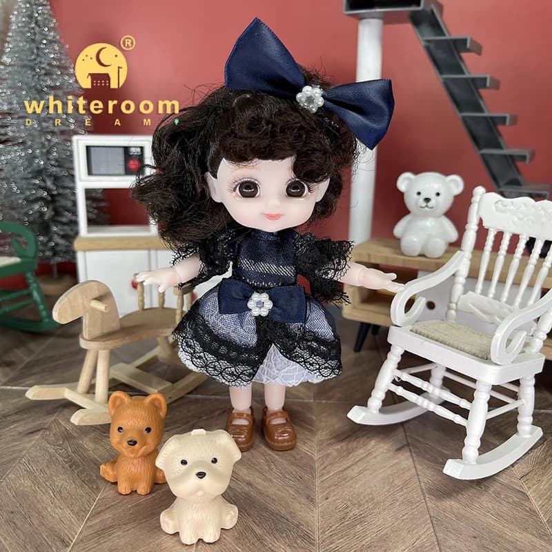 Ob11 Mini poupées pour filles 1/12 OB11 accessoires corps articulé Bjd poupée vêtements jouets pour 