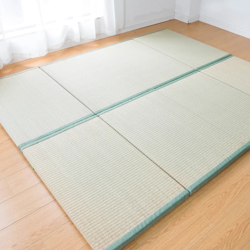 Matelas de couchage pliable de Style japonais, Tatami, tapis en paille, décoration de maison, tapis 