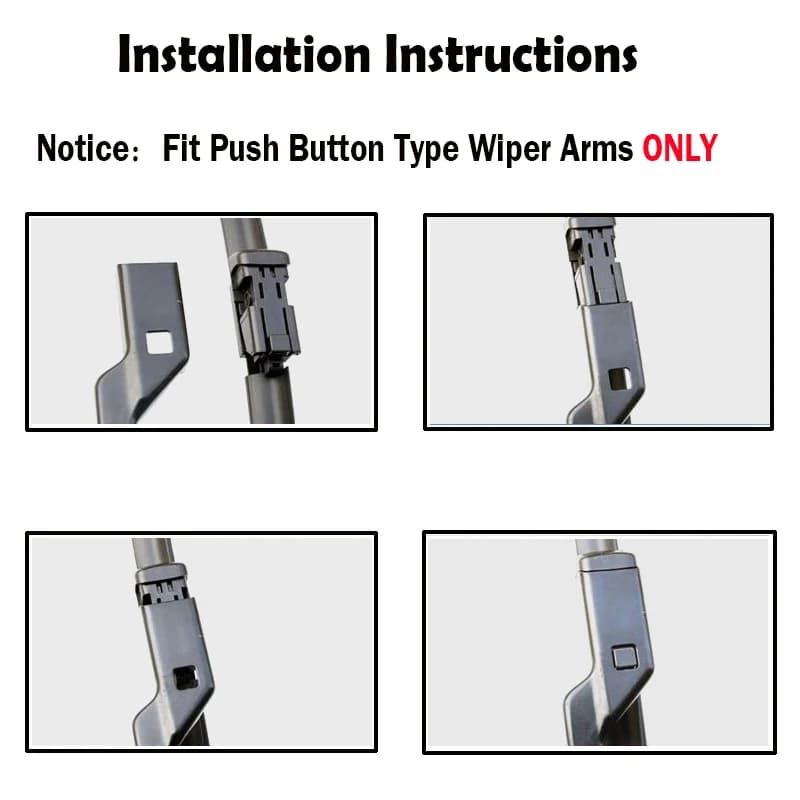 Erick's – jeu de balais d'essuie-glace avant et arrière, pour Opel Meriva B 2010 – 2017, brosses de 