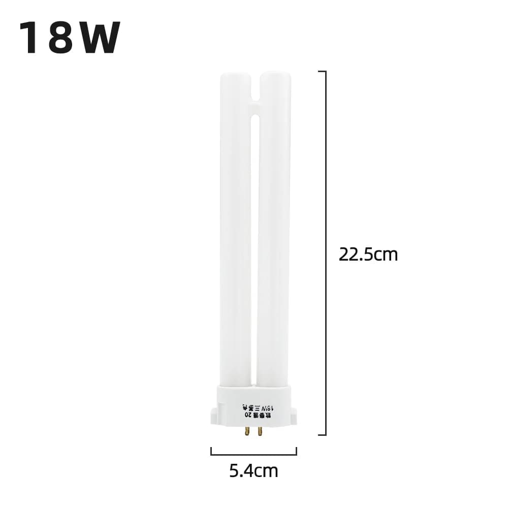 Tubes de lampe de bureau à quatre aiguilles, 220V, 13W 18W 27W, ampoule carrée à quatre broches, pro