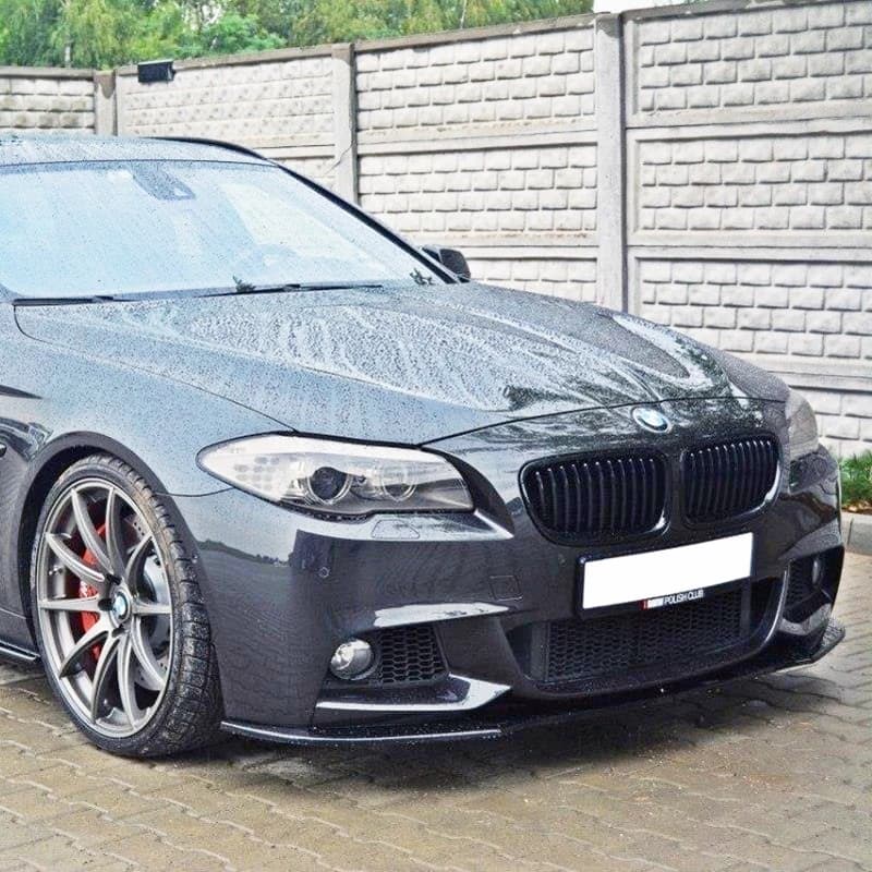 Kit de carrosserie ABS noir brillant, lèvre de pare-chocs avant de haute qualité, pour BMW série 5 F