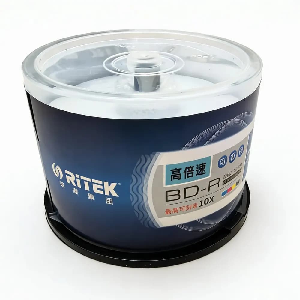 BDR 25GB Blue Ray Disque Book ine surface Imprimable Blue-ray BD-R 10X Vitesse Disque Vierge