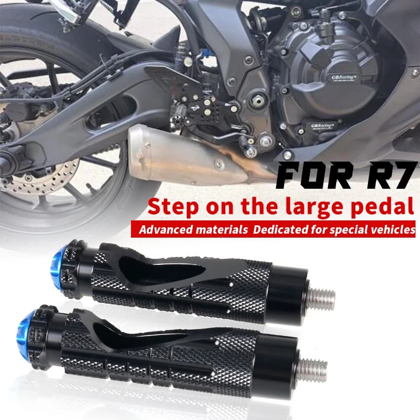 Repose-pieds de moto de haute qualité, efficace, antidérapant, repose-pieds arrière de moto, jeu de 
