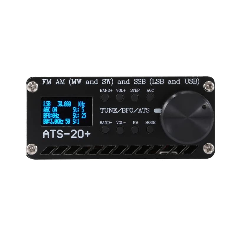 Dernier nouveau récepteur radio ATS-20 + Plus ATS20 V2 SI4732 récepteur DSP SDR FM AM (MW et SW) et 