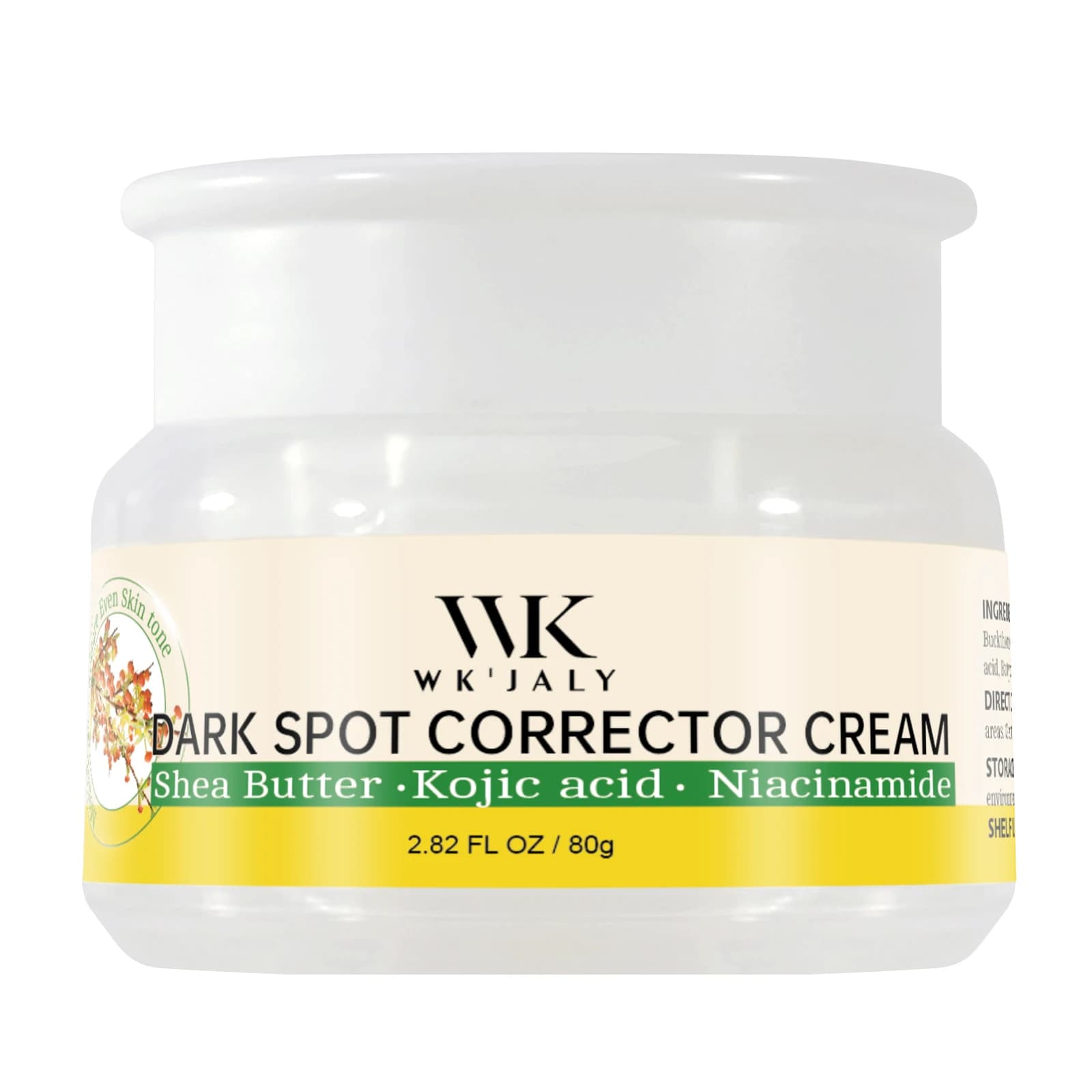 WK JALY Crème correctrice de taches foncées, blanchissante, même le teint, réduit la mélanine, l'hyp