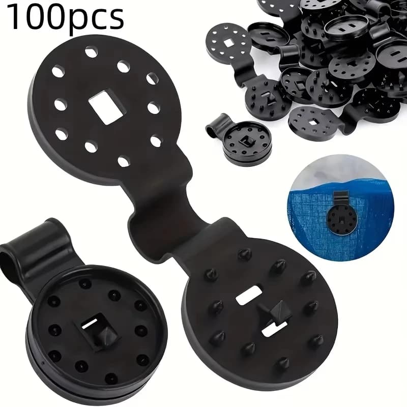 Clips pour toile d'ombrage, pinces pour tissu d'ombrage, accessoires, œillets pour couverture en fil