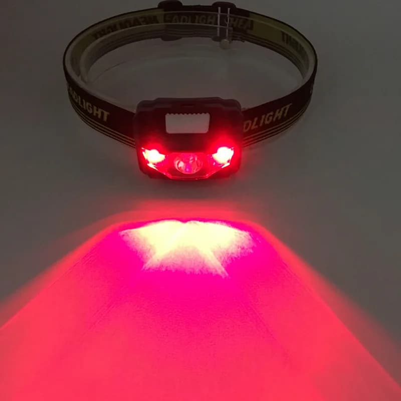 Zk20 LED phare tête vélo lampe lumière infrarouge Ray Mini étanche 600Lm 4 Modes R3 + 2 LED 3xAAA ph
