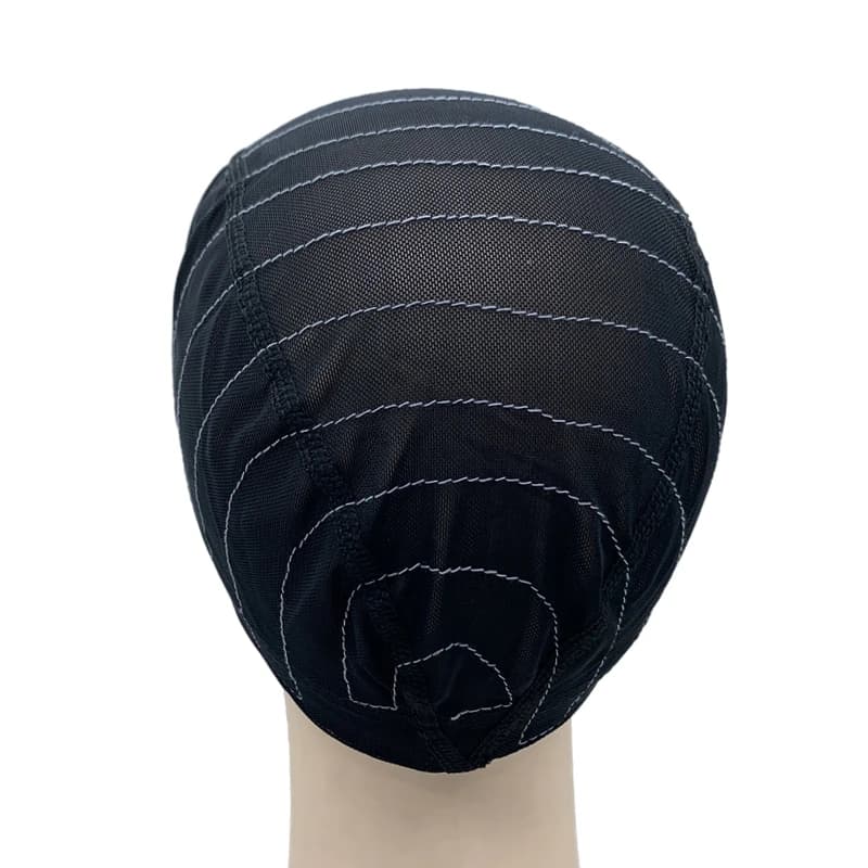 Bonnet de perruque en forme de dôme en maille avec bande sans colle pour débutants, 4x 4/5x 5/13x 4/