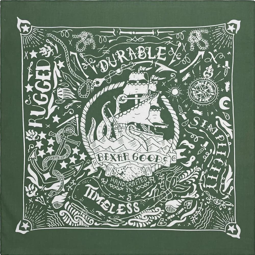 Foulard carré en coton Hip Hop imprimé nautique de haute qualité pour hommes, Bandana, bandeau Paisl