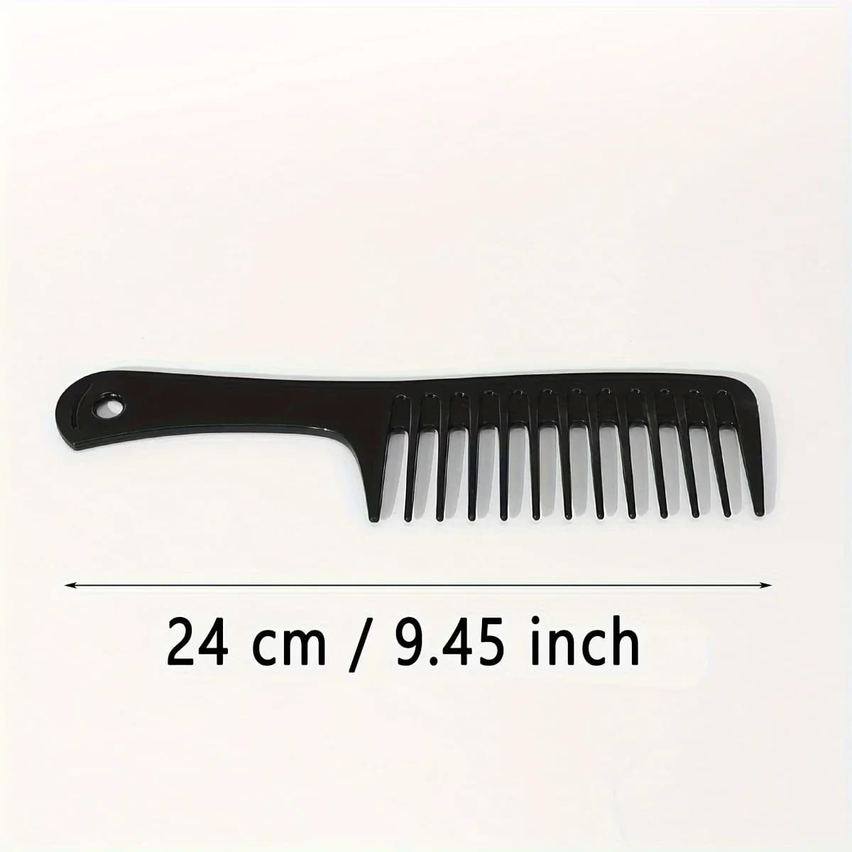 Peignes à dents larges 1/4, manche en plastique ABS antistatique et durable, cheveux lisses, adaptés