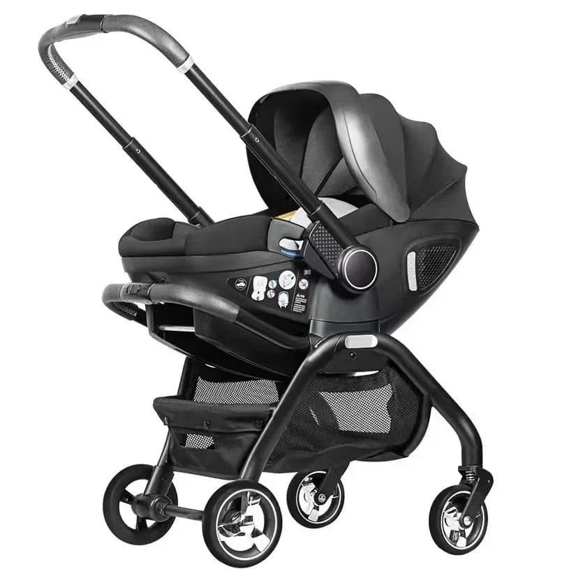 Nouveau bébé poussette 3in1 nouveau-né Portable enfant siège de voiture de luxe bébé poussette multi