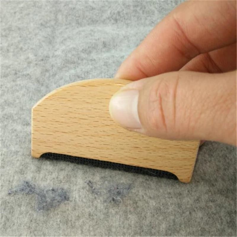 Épilateur en bois pull vêtements rasoir tissu vêtements pull anti-peluches manuel Portable en bois c