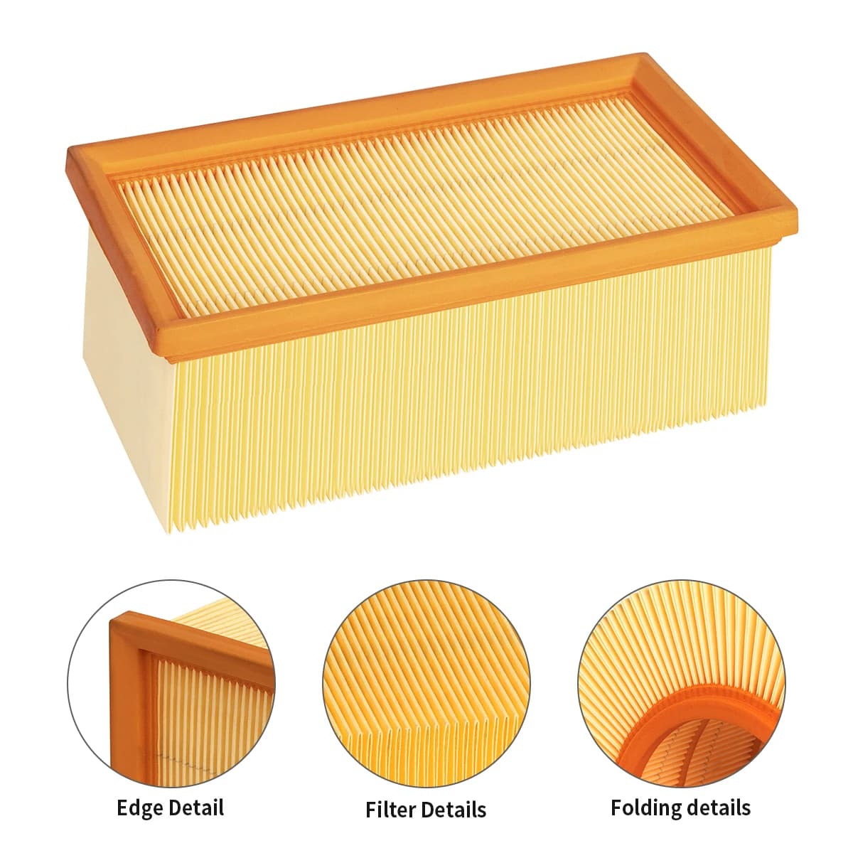 Filtre pour Karcher SE3001 SE 2001 SE6.100 K2801 K2701 K2601 6.414-498.0, Haute Qualité et Durable