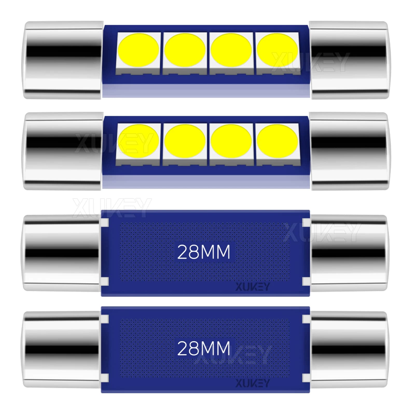 Ampoule LED DE3175 6000K, guirlande LED blanche brillante 28mm 29mm 4-SMD 3030-Chips pour lumières i