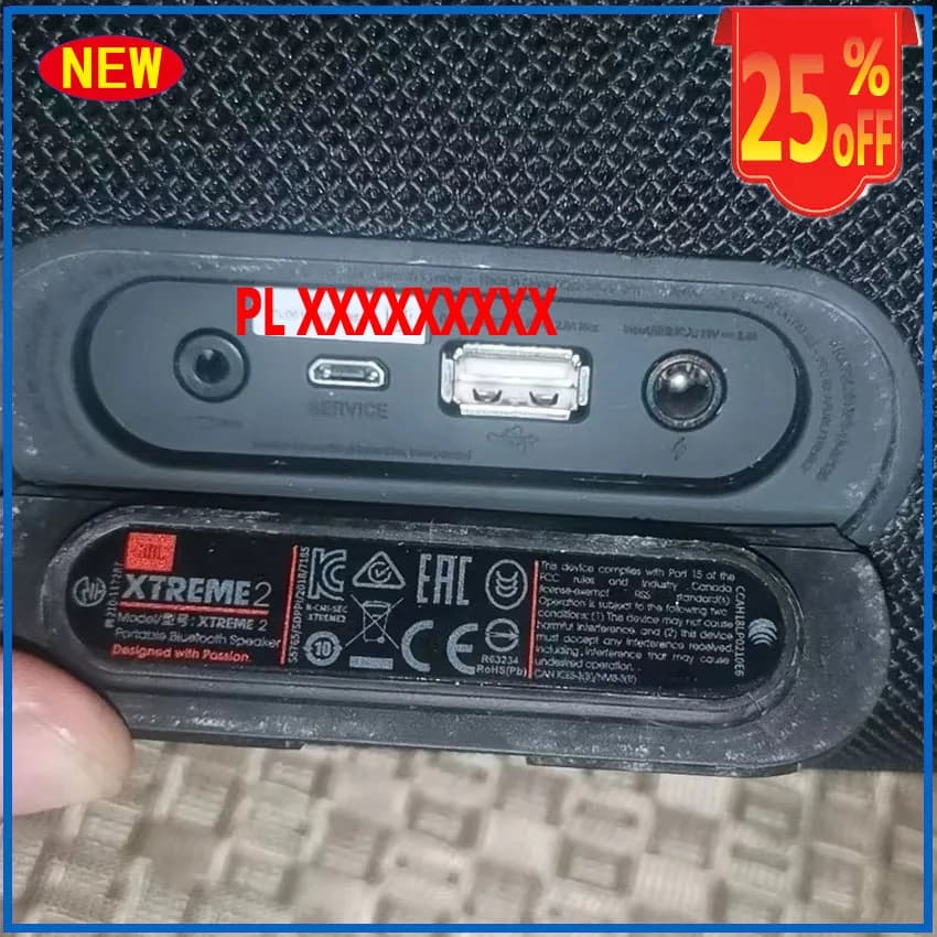 Haut-parleur Bluetooth Original pour JBL Xtreme2 PL, 1 pièce, carte de chargement Micro puissance US