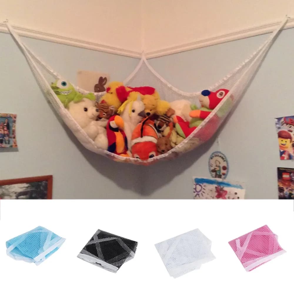 Filet hamac pour chambre d'enfant, 1 pièce, jouets animaux en peluche, support de rangement