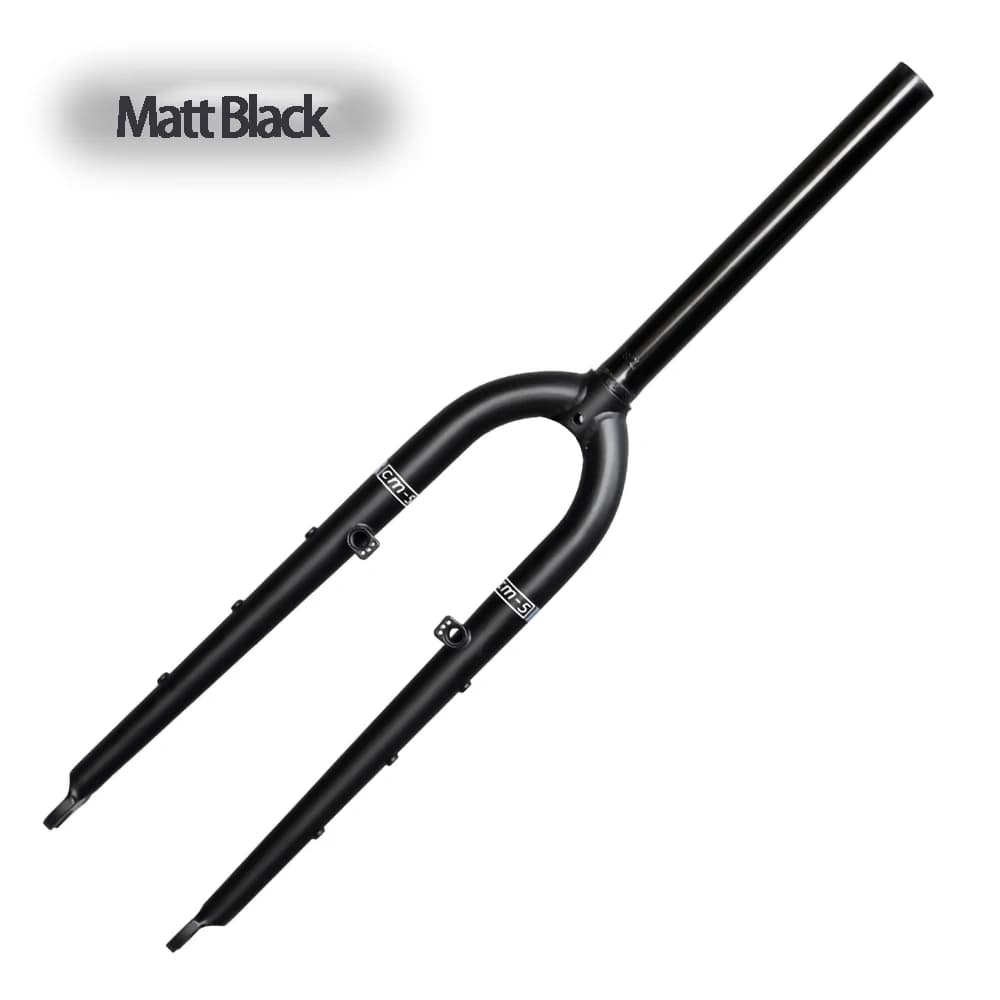 26/27.5ER DARKROCK CM-5 cr-mo Steels fourche avant 28.6mm disque et V frein vtt fourche rigide pièce