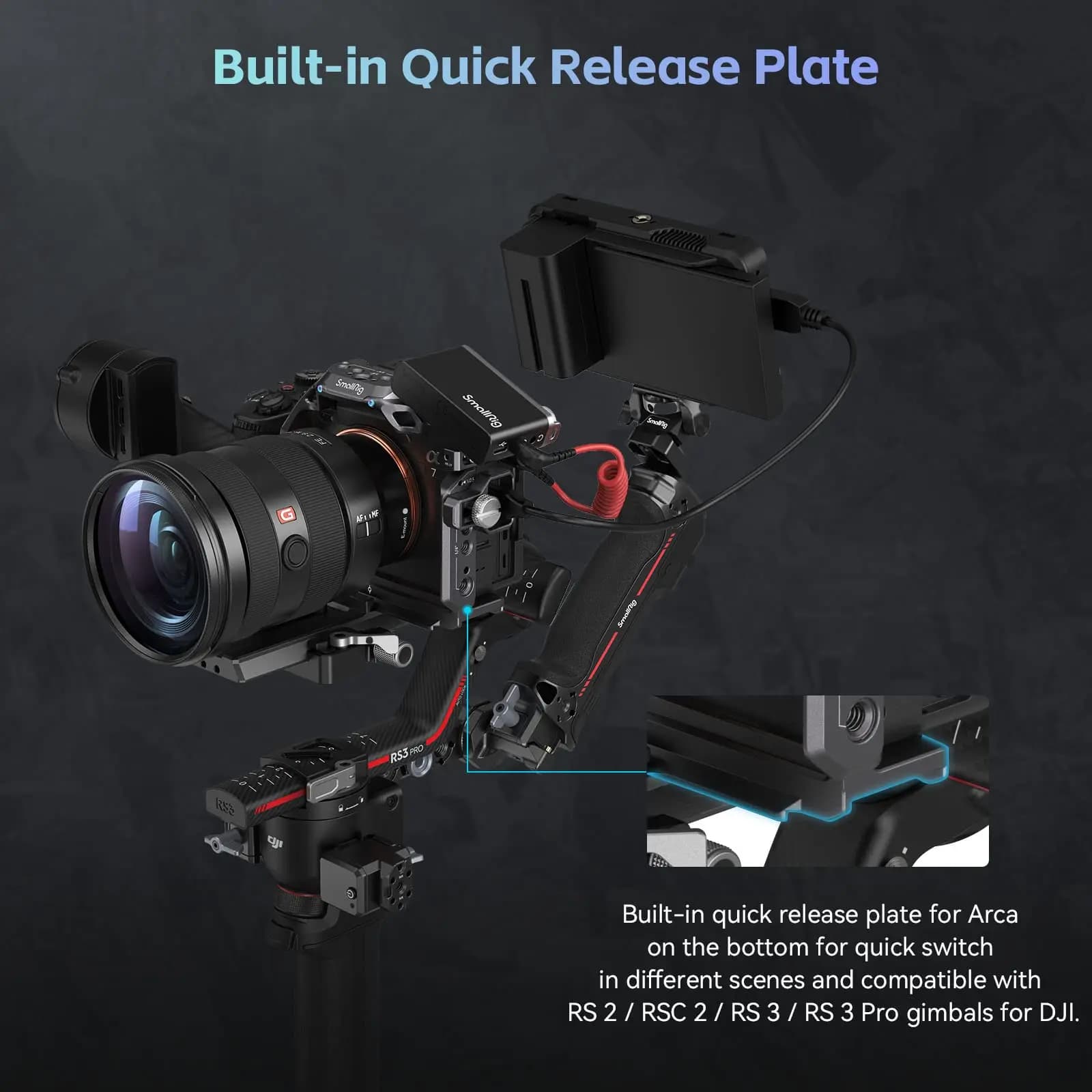Kit de cage avancé SmallRig "Rhinocéros" pour Sony Alpha 7R V / Alpha 7 IV / Alpha 7S III 3710
