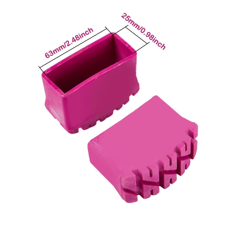 Couvre-pieds d'échelle pliants coordonnants, coussinets en caoutchouc, 1 pièce