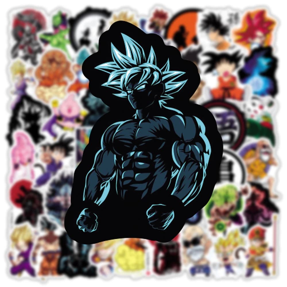 10/30/50pcs Dragon Ball Classique Autocollants Étanches pour Amusant Enfant Dessin Animé Autocollant