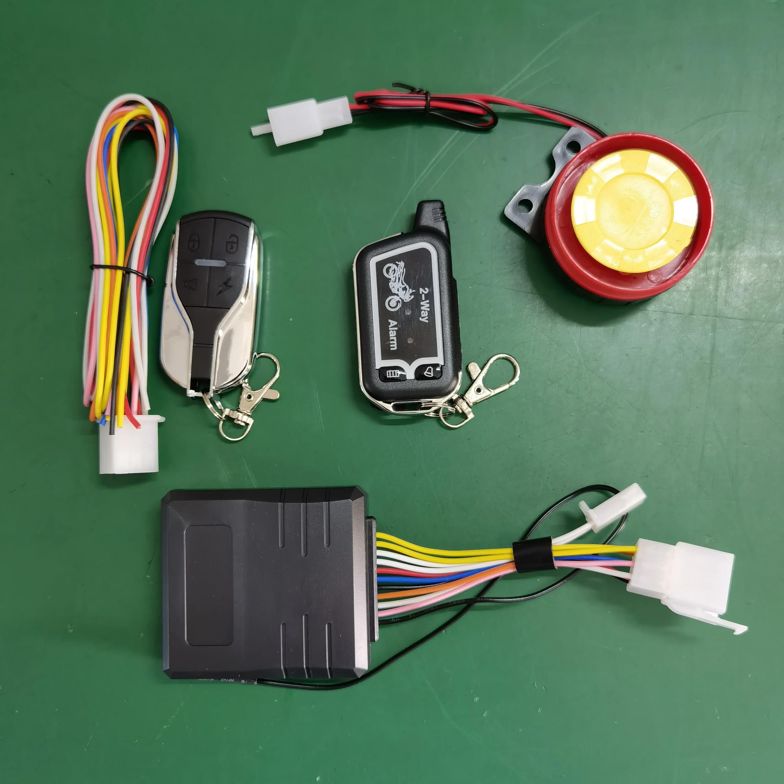 Système d'alarme de moto 125db 12V, Protection bidirectionnelle avec télécommande, ensemble d'alerte