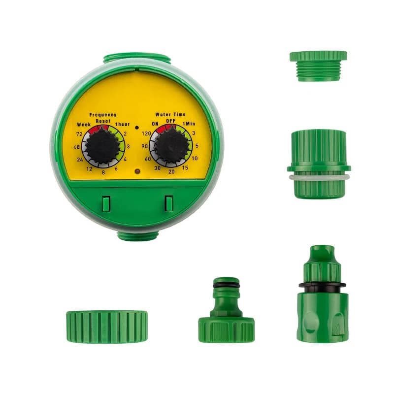 Minuterie d'eau à double cadran, capteur de pluie, minuterie d'irrigation de jardin domestique, cont