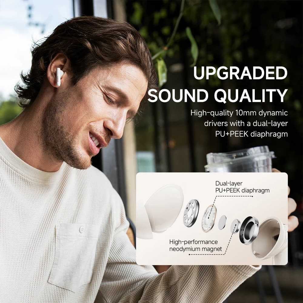 Écouteurs Bluetooth TWS Edifier X5 Pro à réduction de bruit active, écouteurs sans fil, étanches IP5