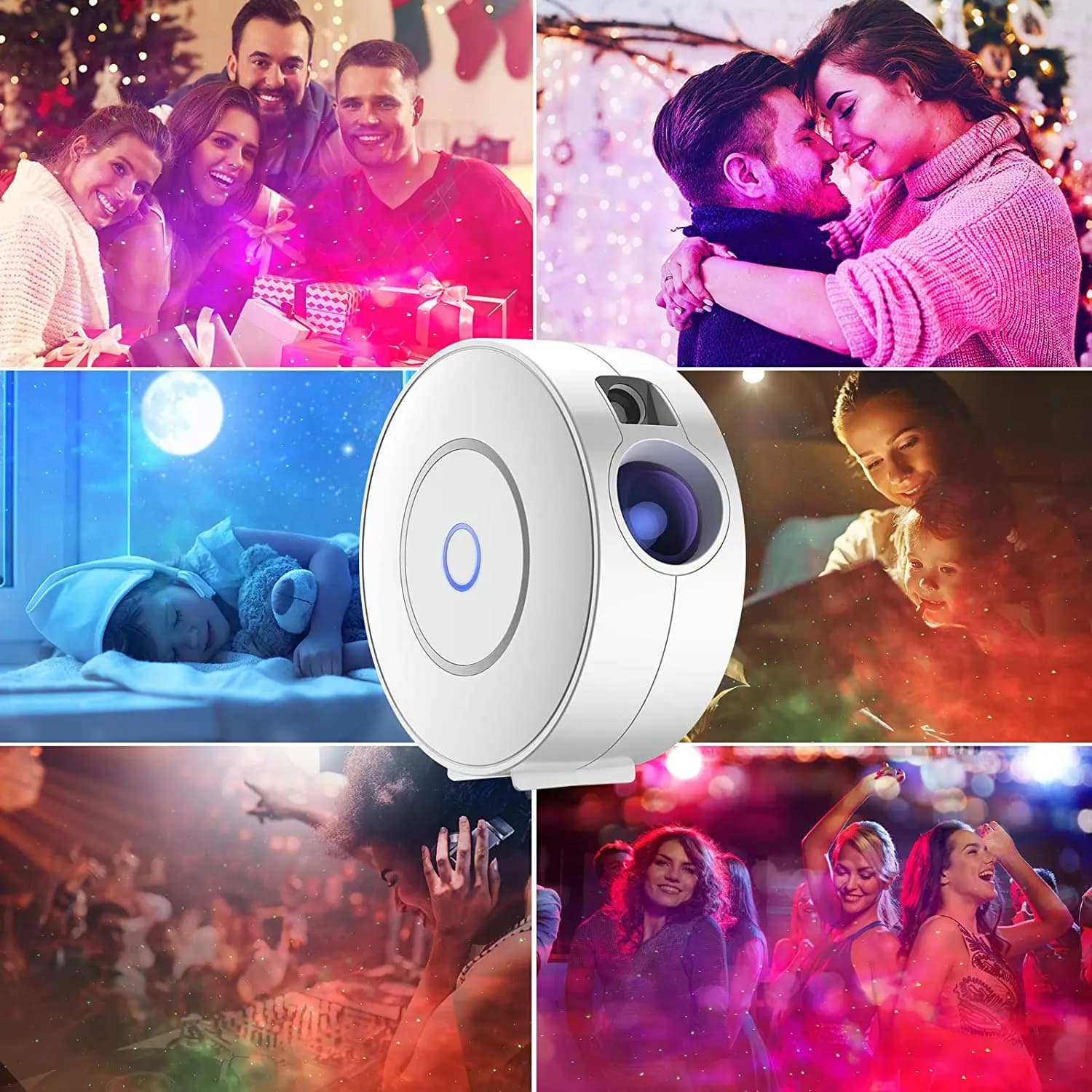 Tuya WiFi intelligent Aurora galaxie étoile projecteur veilleuse Alexa commande vocale APP contrôle 