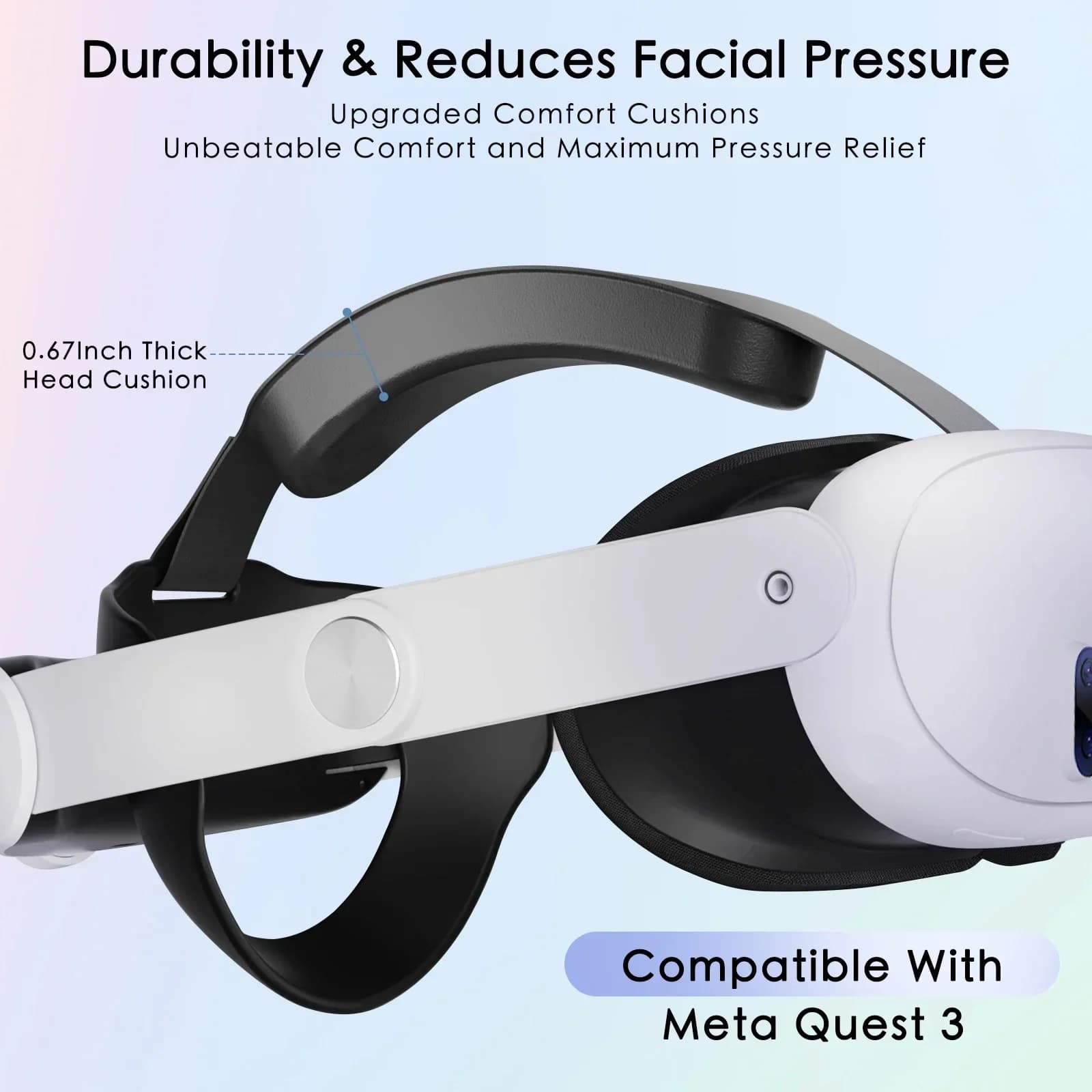 Sangle de tête 10000mAh, batterie pour casque Meta Quest 3/Quest 3S VR, remplacement de sangle Elite