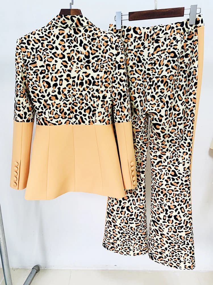 Ensemble de costume de créateur HIGH STREET, nouvelle mode 2026, pour femme, blazer à bouton unique 