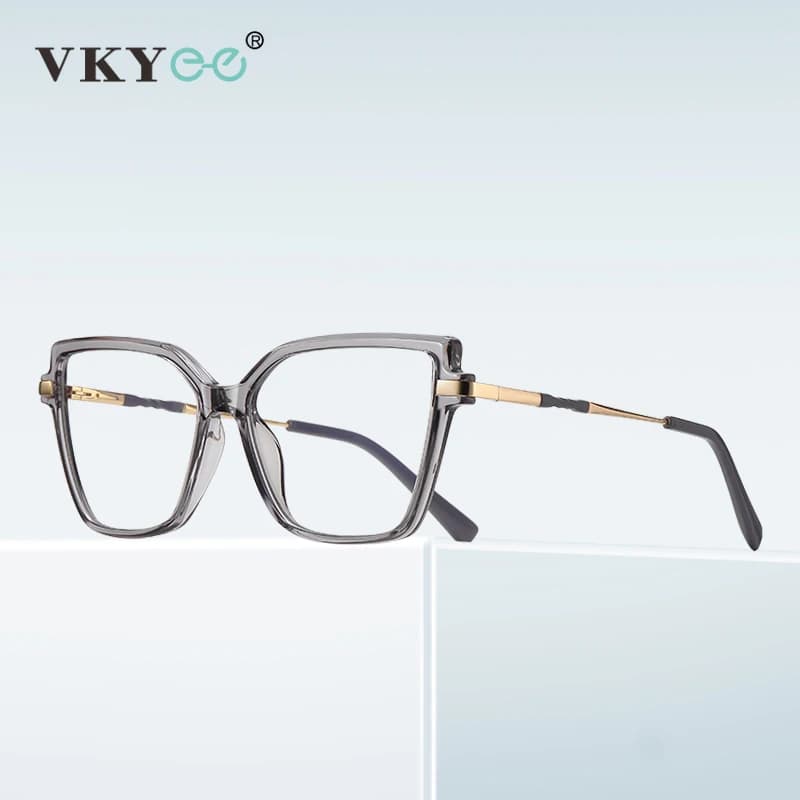 VICKY Design Simple à la mode grand cadre Anti-lumière bleue lunettes femmes lunettes de lecture per
