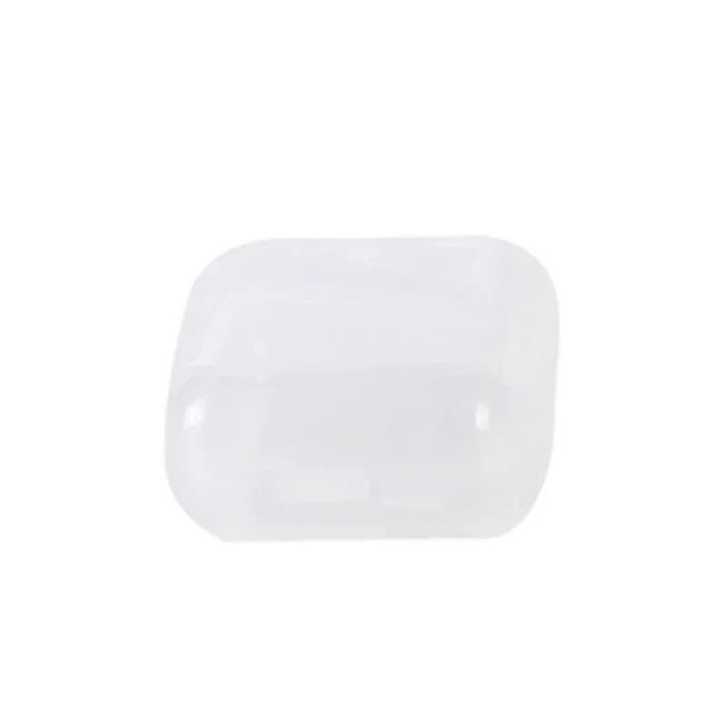 Boîte à Bijoux Carrée Transparente en Plastique, Fente Individuelle pour Bagues, Colliers, Boucles d
