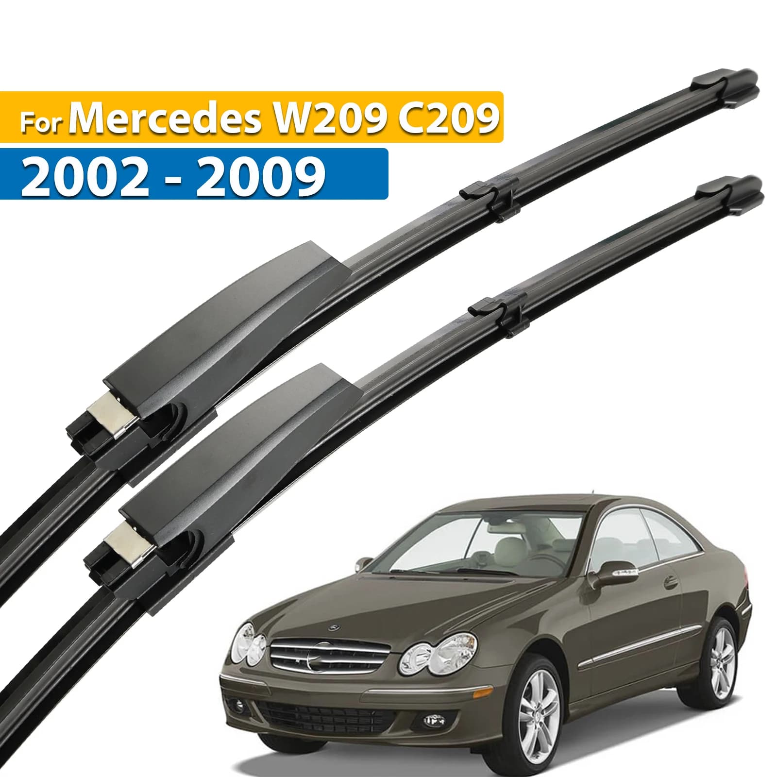 Erick's Wiper-Essuie-glace avant LHD, pour Mercedes Benz CLK-aqWGeneCGeneCLK 200 240 270 280 320 350