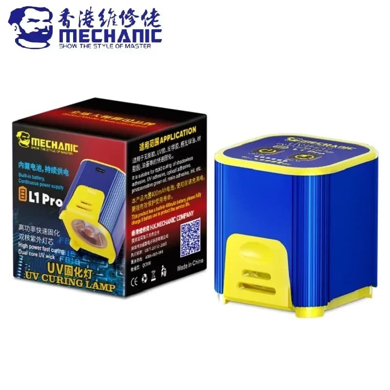 Mécanicien L1 L1pro lampe à polymérisation UV intelligente Double perles 7W haute puissance lumière 